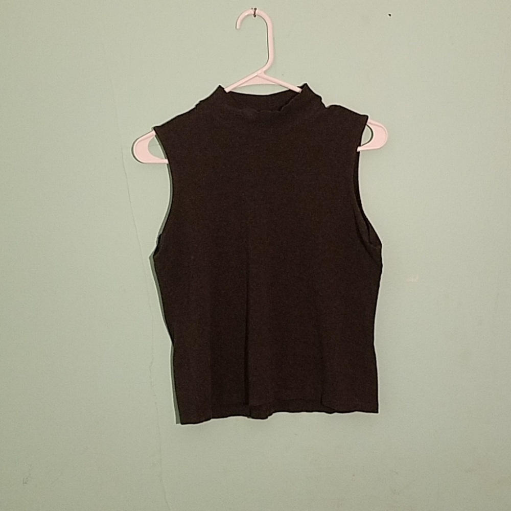 Crop mock turtle neck Liz Claiborne